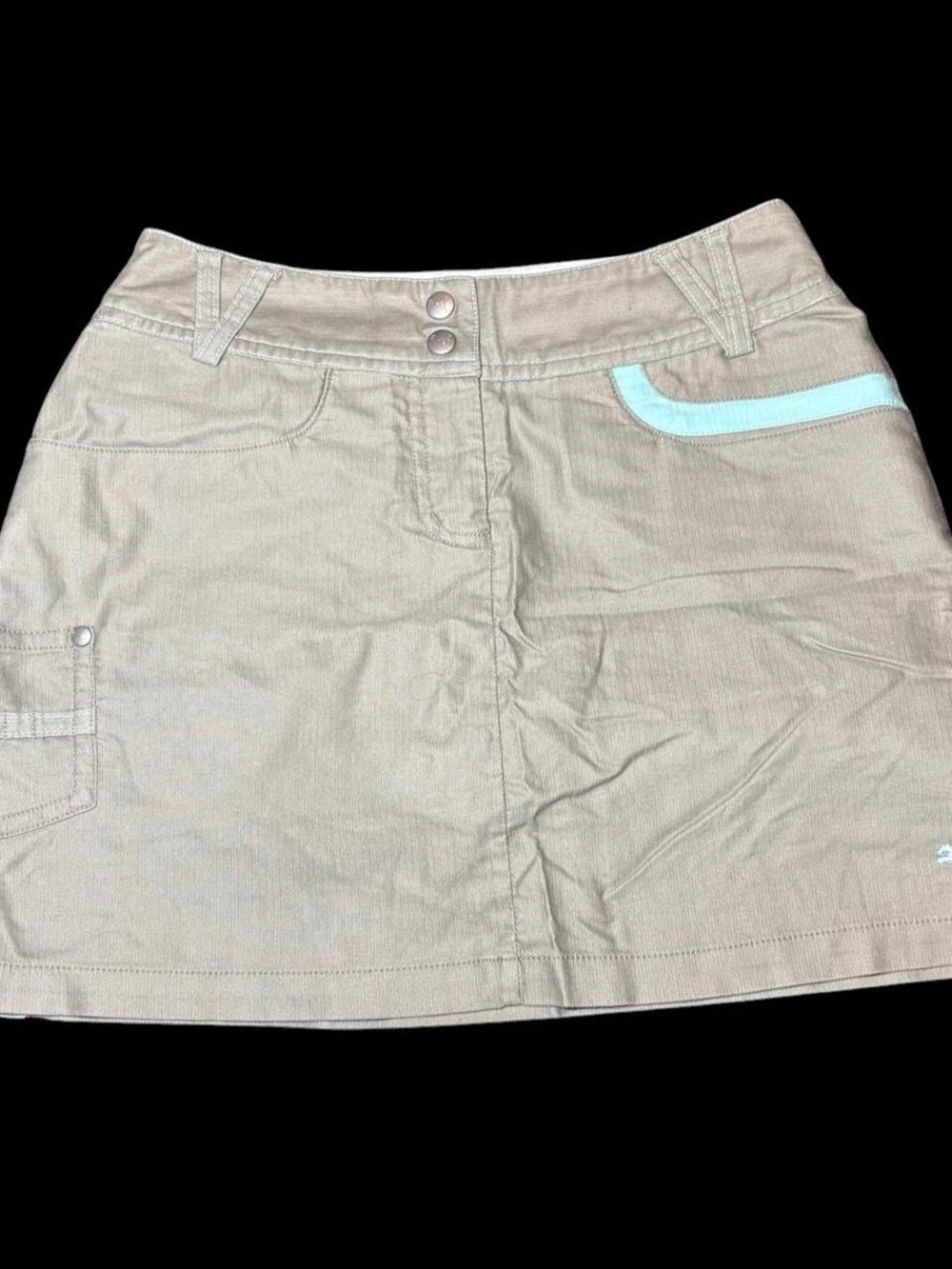Puma Grey and blue Midi Skirt with blue Trim